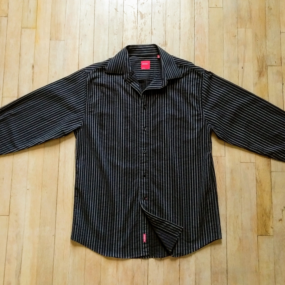 REPORT Collection men's casual button down,. Sz M